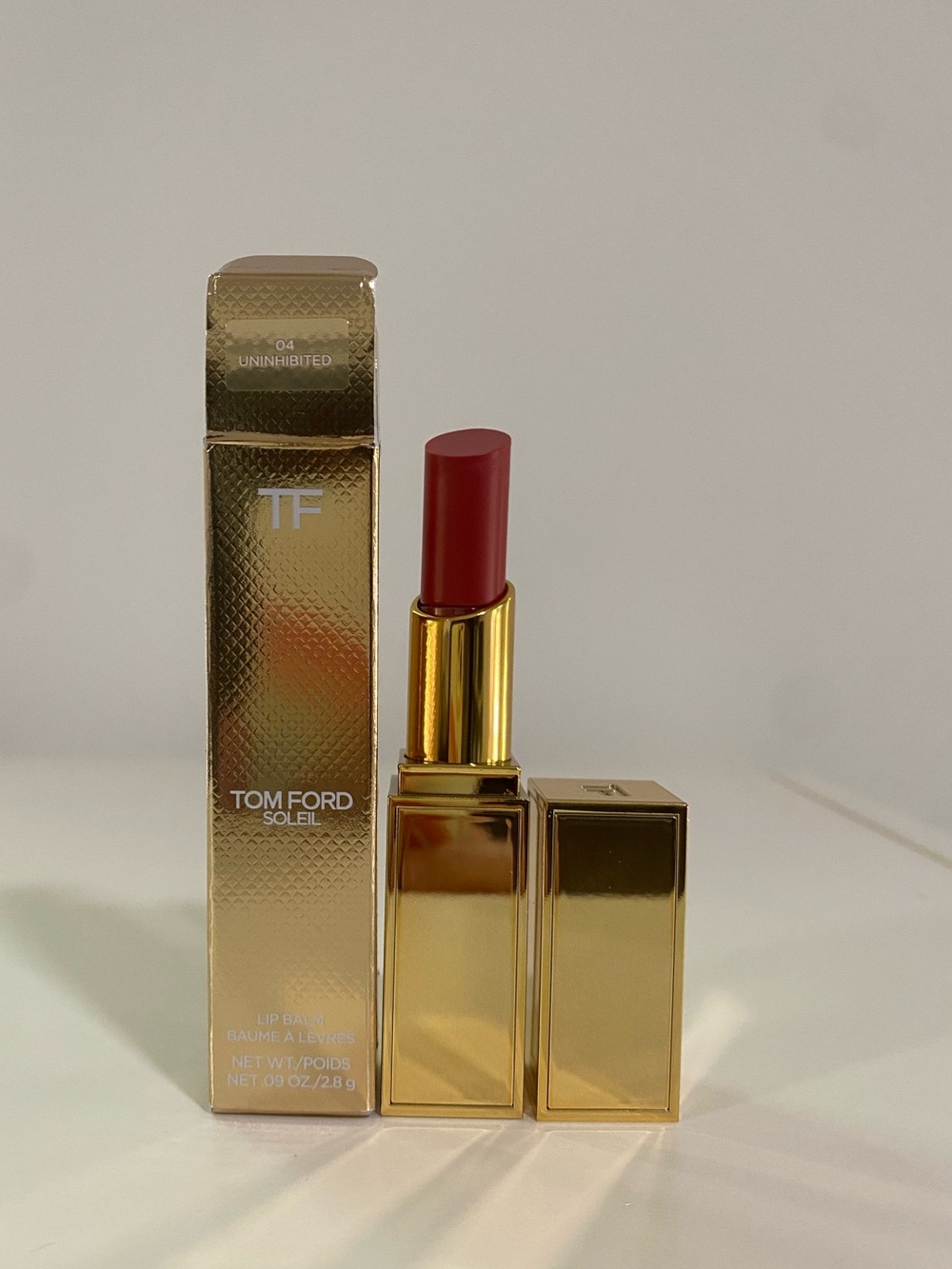 Tom Ford Soleil Lip Balm #04 Uninhibited Full Size 0.09 Oz. / 2.8 g  NIB